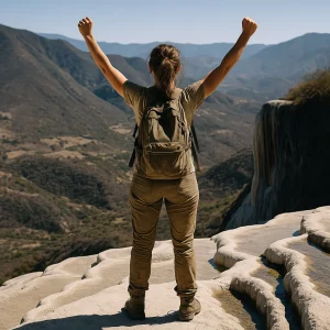 Hierve el Agua: Cascadas Petrificadas y Paisaje Serrano