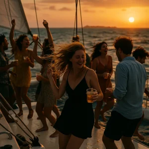 Catamarán a Isla Mujeres: Sol, Mar y Barra Libre