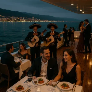 Velada en el Mar: Cena Gourmet y Show Nocturno en Vallarta